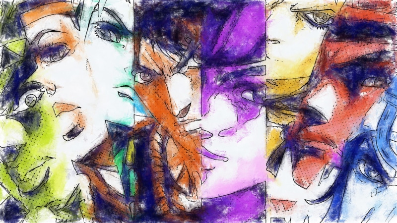 这是JOJO全系列角色壁纸合集 爷青回！