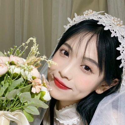 9张超清新的真人女生婚纱头像，快存起来当头像