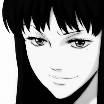 21张高清黑白丧系动漫女头 适合女生用的伤感头像合集