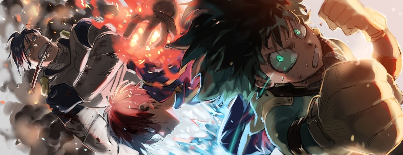 我的英雄学院壁纸合集 绿谷出久 轰焦冻 高清动漫壁纸