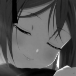 24张黑白丧系二次元女生头像 自带伤感氛围感的动漫女头合集