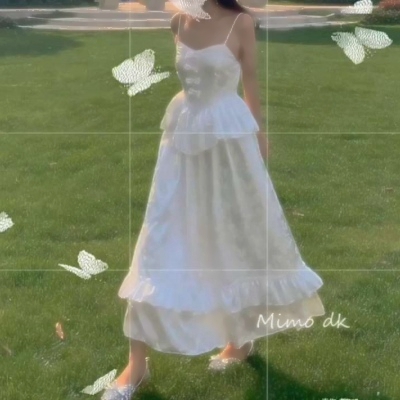 女生穿仙女裙的不露脸半身头像 21张高清图合集