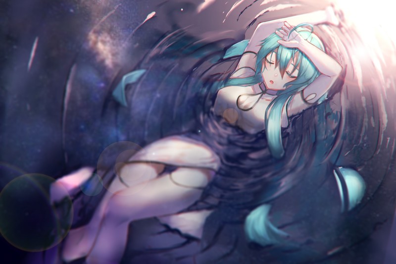初音未来高清俯拍壁纸