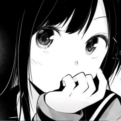 8张黑白日系动漫女生头像 适合当微信头像的来啦