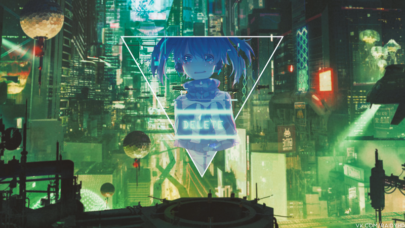 这组壁纸太绝了！画中画动漫少女高清壁纸