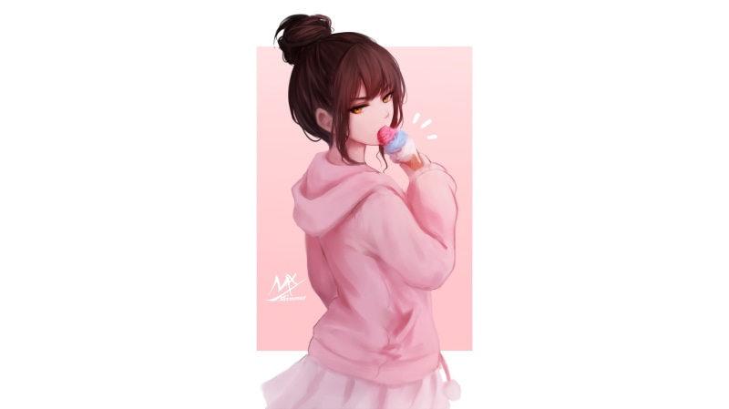 这套2K高清动漫少女壁纸合集
