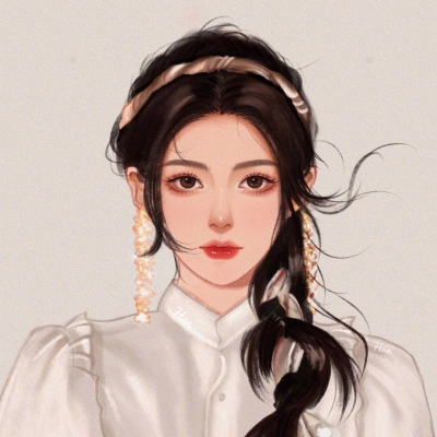 9张ins风高级质感手绘高冷气质女生头像