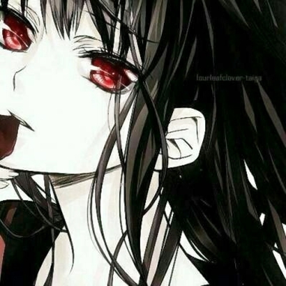 二次元黑暗丧系少女头像 10张高清伤感二次元女孩头像图