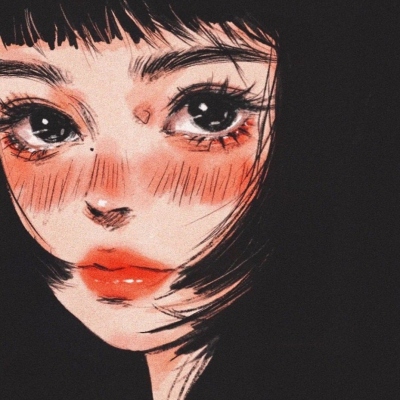 9张氛围感拉满的文艺漫画女生头像