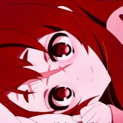 13张暗黑系带血动漫女生头像 冷酷吓人风格