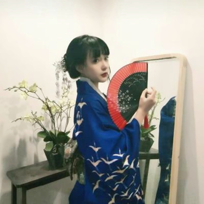 真人穿和服女生头像合集 8张高清图分享