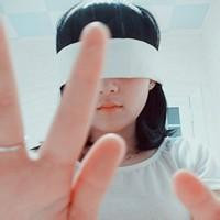 白布蒙眼的清新女生头像合集 共11张