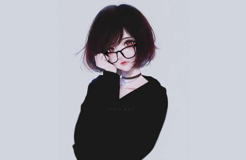 这组二次元壁纸太绝了！短发棕发少女细节拉满