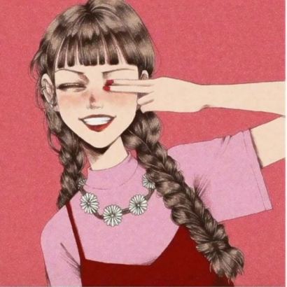 超飒手绘女生头像！9张高清霸气款直接存
