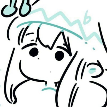 9张高清可爱女生简笔手绘头像 软萌简笔女头合集