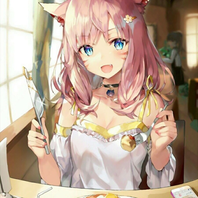 13张高清狐耳动漫女生头像 好看的二次元狐娘头像合集