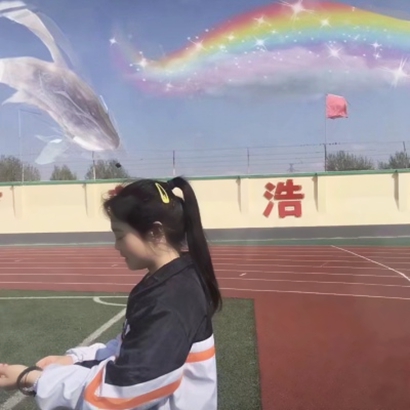 36张带鲲特效的高清唯美女生头像，创意感拉满