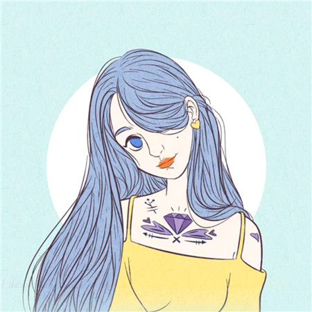 霸气又飒的动漫纹身女生头像 8张高清图合集