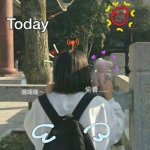 超火的带贴纸可爱女生头像合集 17张高清无水印