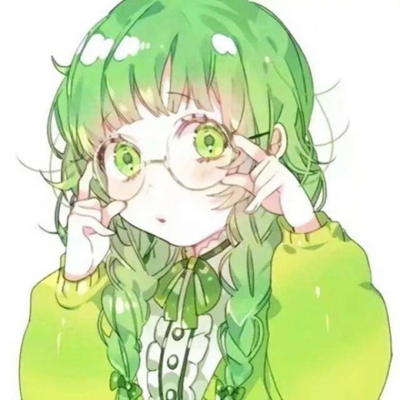 8张超治愈！女生专属可爱绿色系动漫头像合集
