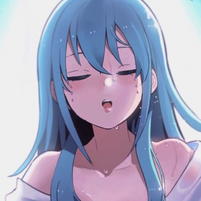 7张超好看的蓝色系二次元女生头像合集