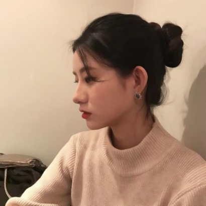 13张高清女生侧脸头像合集