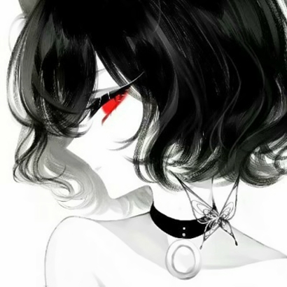 13张暗黑系带血动漫女生头像 冷酷吓人风格