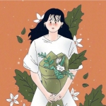 9张简约风手绘女生插画头像 高清唯美款