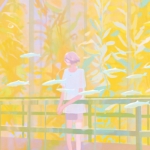 9张氛围感拉满的彩绘女生头像，仿佛置身梦境里