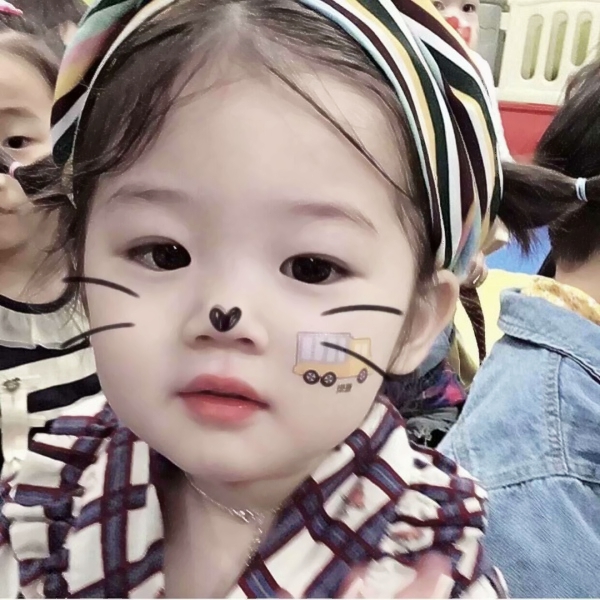 22张高清软萌女娃微信头像合集