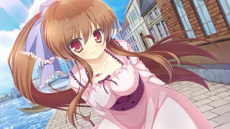 红裙动漫少女高清壁纸合集