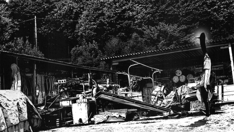 日本都市黑白动漫壁纸合集