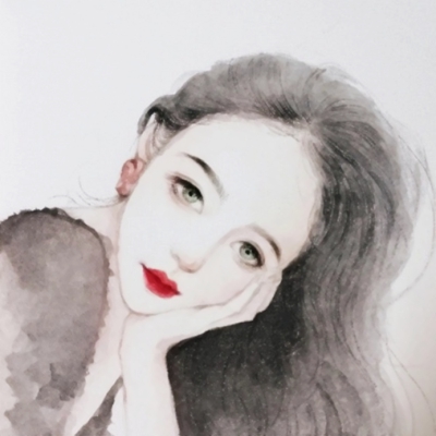 成熟女人味手绘微信头像来啦！6张高清有气质的女生卡通图