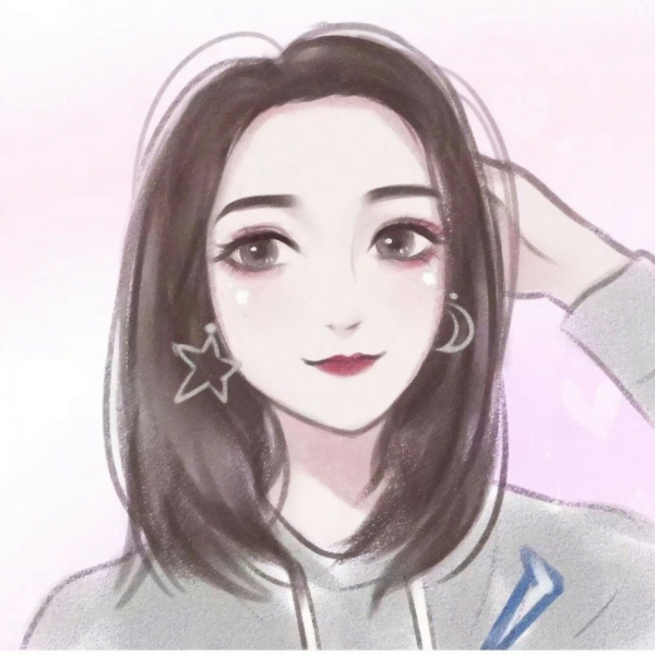 8张超清爽！简约大方的手绘女生微信头像合集