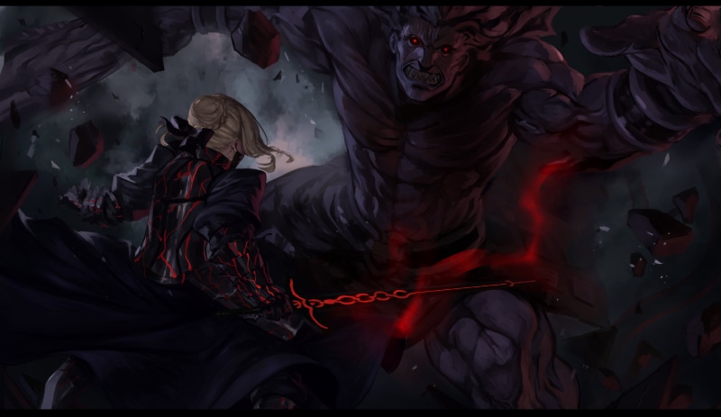 Fate系列间桐慎二室内庆典场景动漫壁纸 附英灵卫宫形象