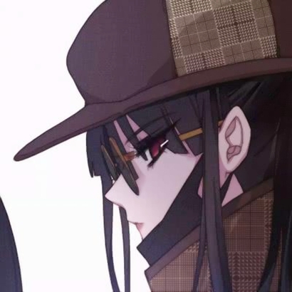 23张高清复古款丧系动漫女生头像合集