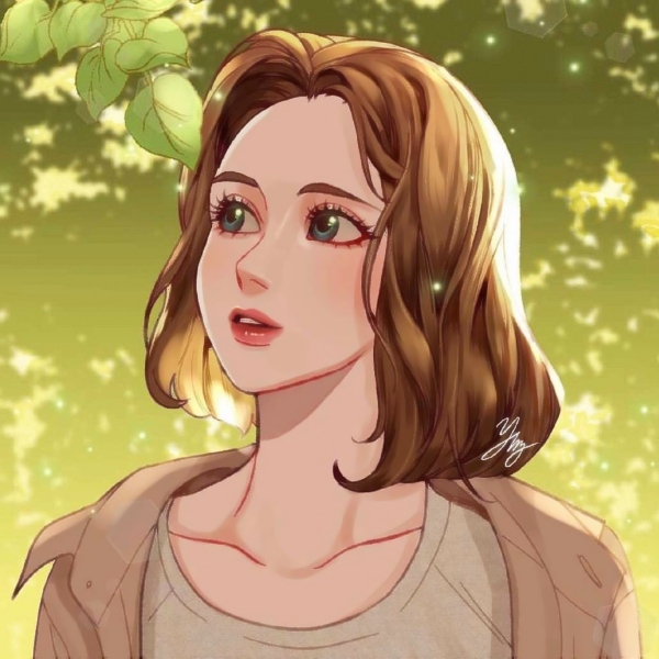 9张超好看的女生手绘头像合集