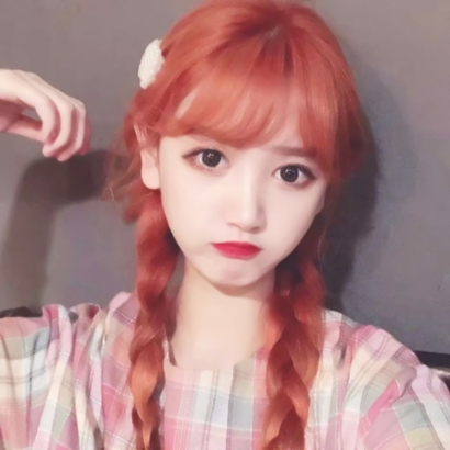 29张染发电女生霸气闺蜜头像 多种发色高清图