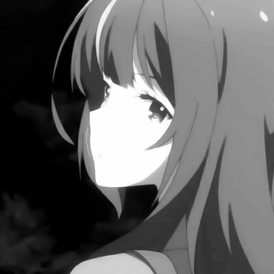 20张霸气高冷黑白动漫女生头像 高清无水印合集