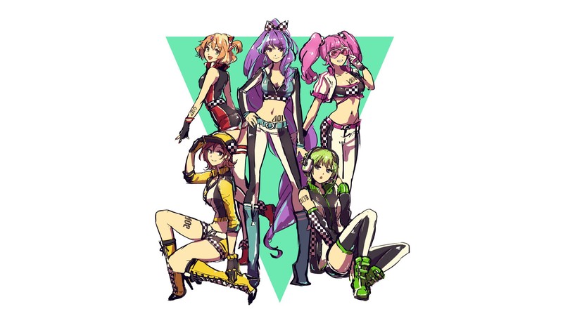 超好看的超时空要塞Δ女团壁纸 纯白背景超吸睛