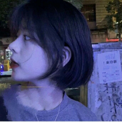 30张高冷感女生侧脸QQ头像 好看又出片