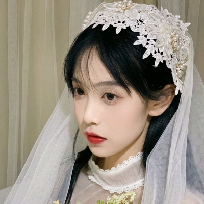 9张超清新的真人女生婚纱头像，快存起来当头像
