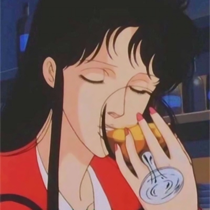 复古动漫女生复古头像合集 34张高清旧漫风格头像