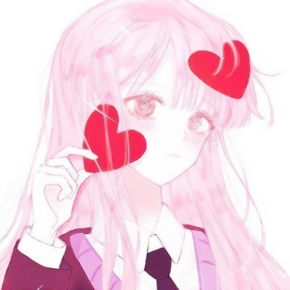 超萌粉色系动漫女生头像！10张软妹风高清图直接存