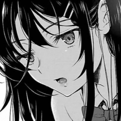 8张黑白日系动漫女生头像 适合当微信头像的来啦