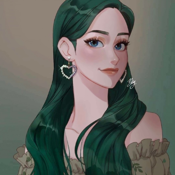 9张超好看的女生手绘头像合集