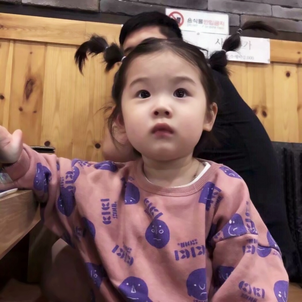 22张高清软萌女娃微信头像合集