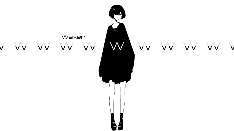 多款原创二次元少女壁纸 超清爽简约背景