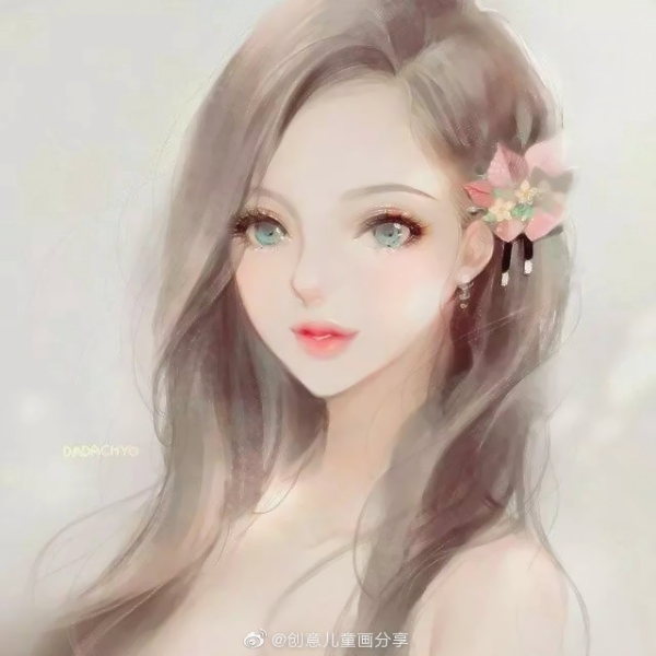 18张高清唯美女生手绘头像 个性感拉满的私藏款