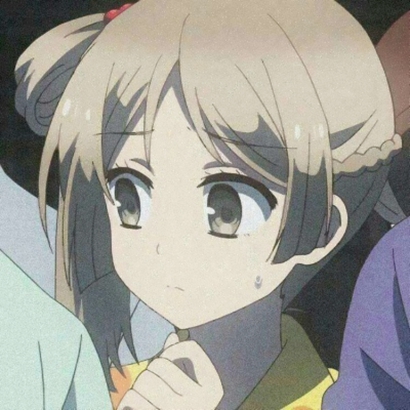 19张高清可爱二次元女生脸红头像 动漫少女害羞神态头像合集